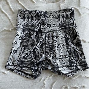 Balance Collection Snake Print Bike Shorts